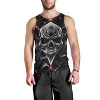 Diamond Skull Men Tank Top Shine Bright Like Diamond - Wonder Print Shop