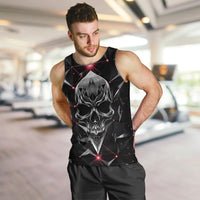 Diamond Skull Men Tank Top Shine Bright Like Diamond - Wonder Print Shop
