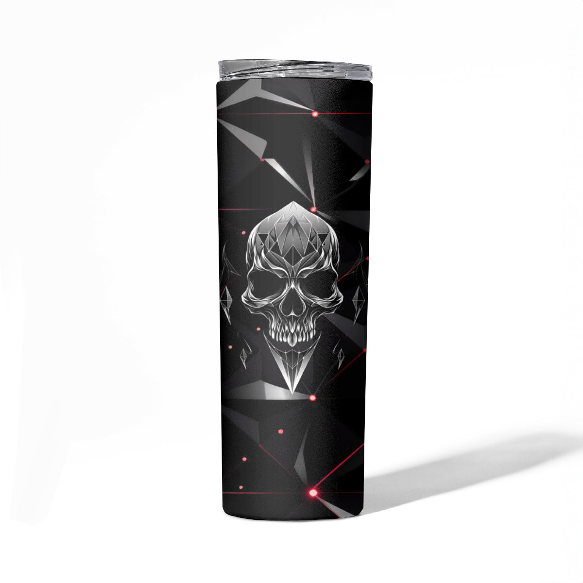 Diamond Skull Skinny Tumbler Shine Bright Like Diamond - Wonder Print Shop