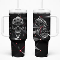 Diamond Skull Tumbler With Handle Shine Bright Like Diamond - Wonder Print Shop