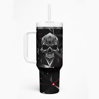 Diamond Skull Tumbler With Handle Shine Bright Like Diamond - Wonder Print Shop