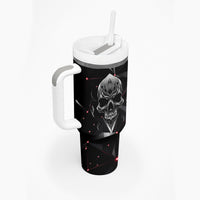 Diamond Skull Tumbler With Handle Shine Bright Like Diamond - Wonder Print Shop