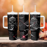Diamond Skull Tumbler With Handle Shine Bright Like Diamond - Wonder Print Shop