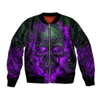 Horor Skull Bomber Jacket Welcome to the Dark side - Wonder Print Shop