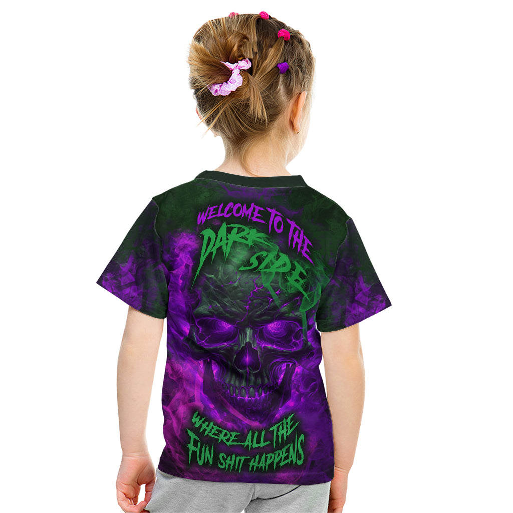 Horor Skull Kid T Shirt Welcome to the Dark side - Wonder Print Shop