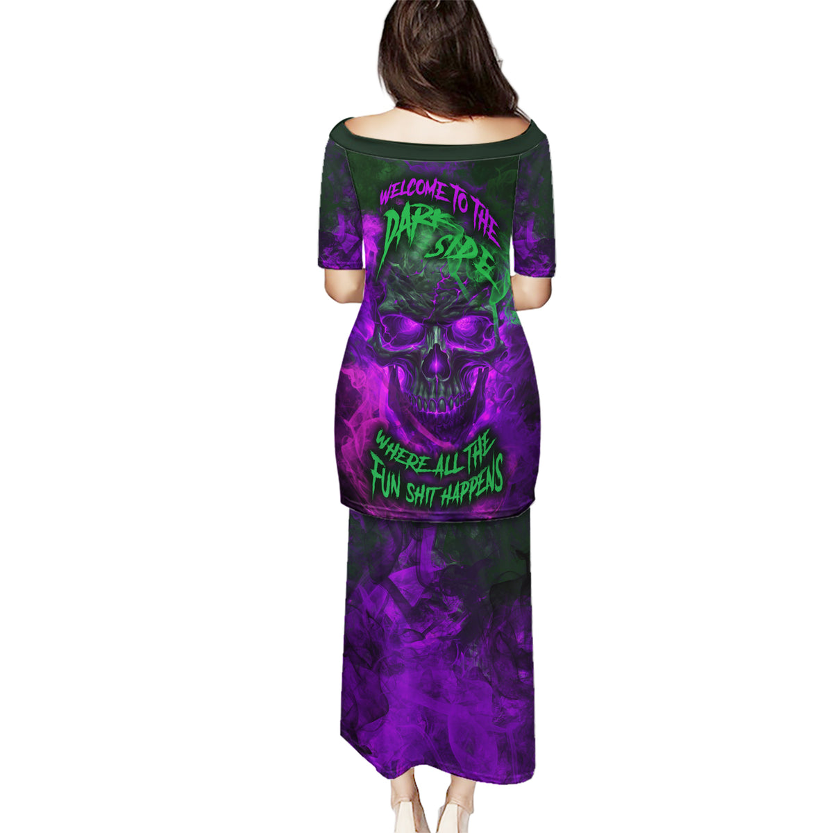 Horor Skull Puletasi Welcome to the Dark side - Wonder Print Shop