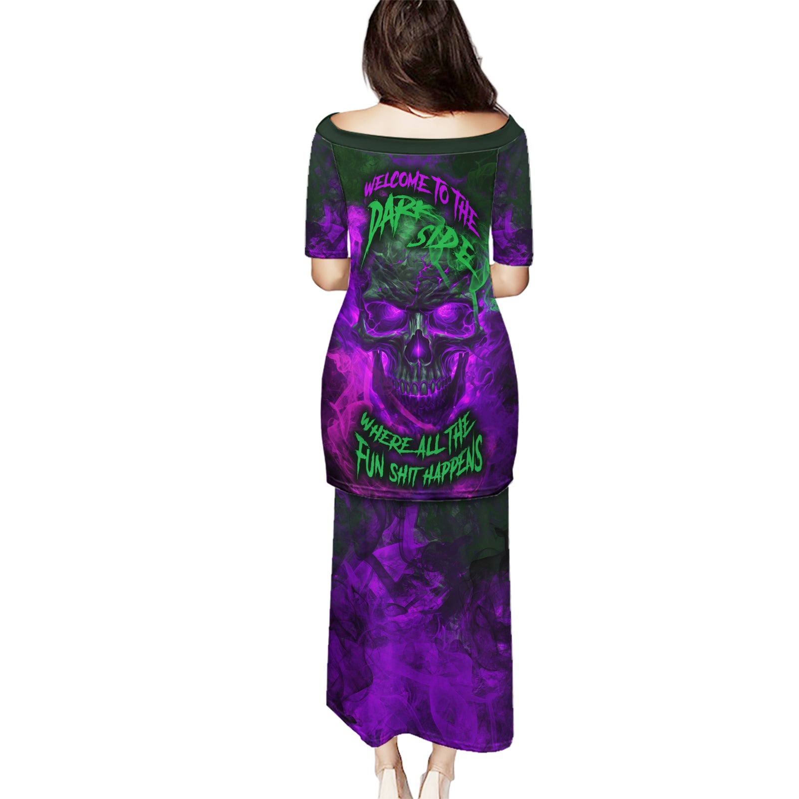 Horor Skull Puletasi Welcome to the Dark side - Wonder Print Shop