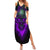 Horor Skull Summer Maxi Dress Welcome to the Dark side - Wonder Print Shop