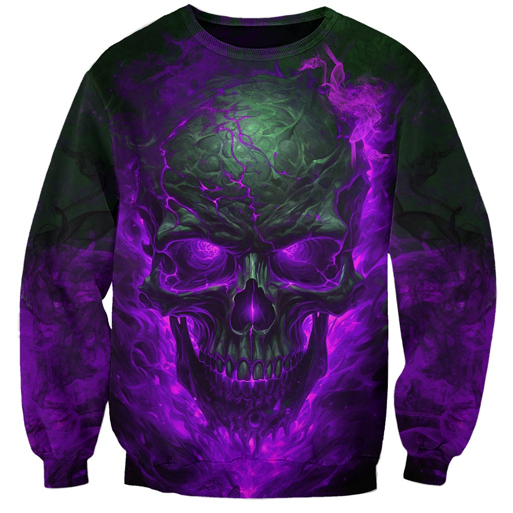 Horor Skull Sweatshirt Welcome to the Dark side - Wonder Print Shop