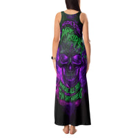 Horor Skull Tank Maxi Dress Welcome to the Dark side - Wonder Print Shop