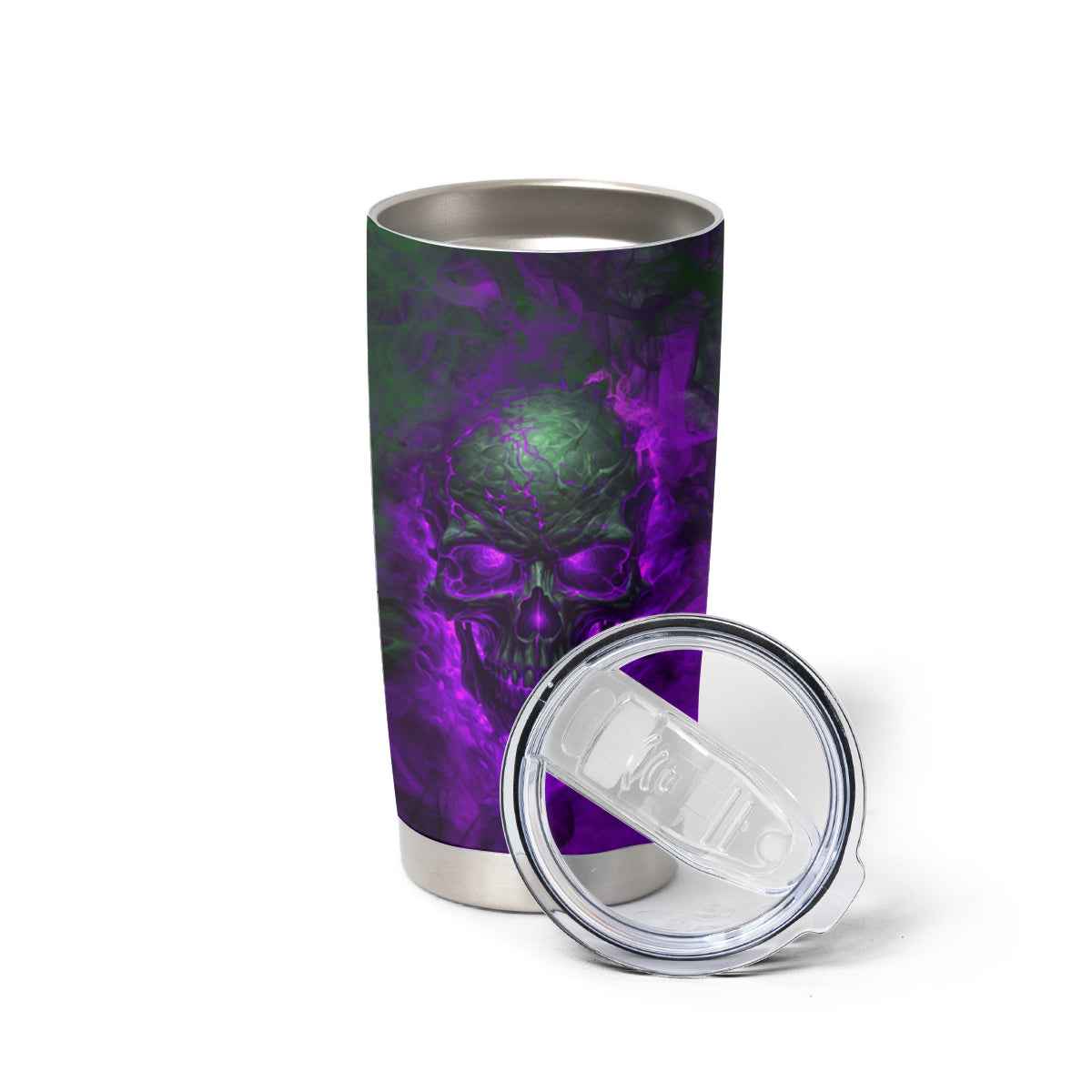 Horor Skull Tumbler Cup Welcome to the Dark side - Wonder Print Shop