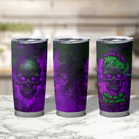 Horor Skull Tumbler Cup Welcome to the Dark side - Wonder Print Shop