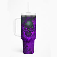Horor Skull Tumbler With Handle Welcome to the Dark side - Wonder Print Shop