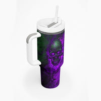 Horor Skull Tumbler With Handle Welcome to the Dark side - Wonder Print Shop
