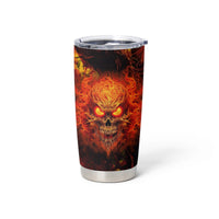 Fire Skull Tumbler Cup You inspire my Inner serial Killed - Wonder Print Shop