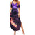 Fire Skull Summer Maxi Dress The Only Thing That Can Stop Me Is Me - Wonder Print Shop