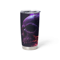 Fire Skull Tumbler Cup The Only Thing That Can Stop Me Is Me - Wonder Print Shop