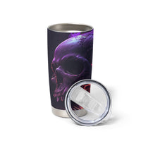 Fire Skull Tumbler Cup The Only Thing That Can Stop Me Is Me - Wonder Print Shop