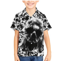Skull Family Matching Mermaid Dress and Hawaiian Shirt Inequitable Spirit - Wonder Print Shop
