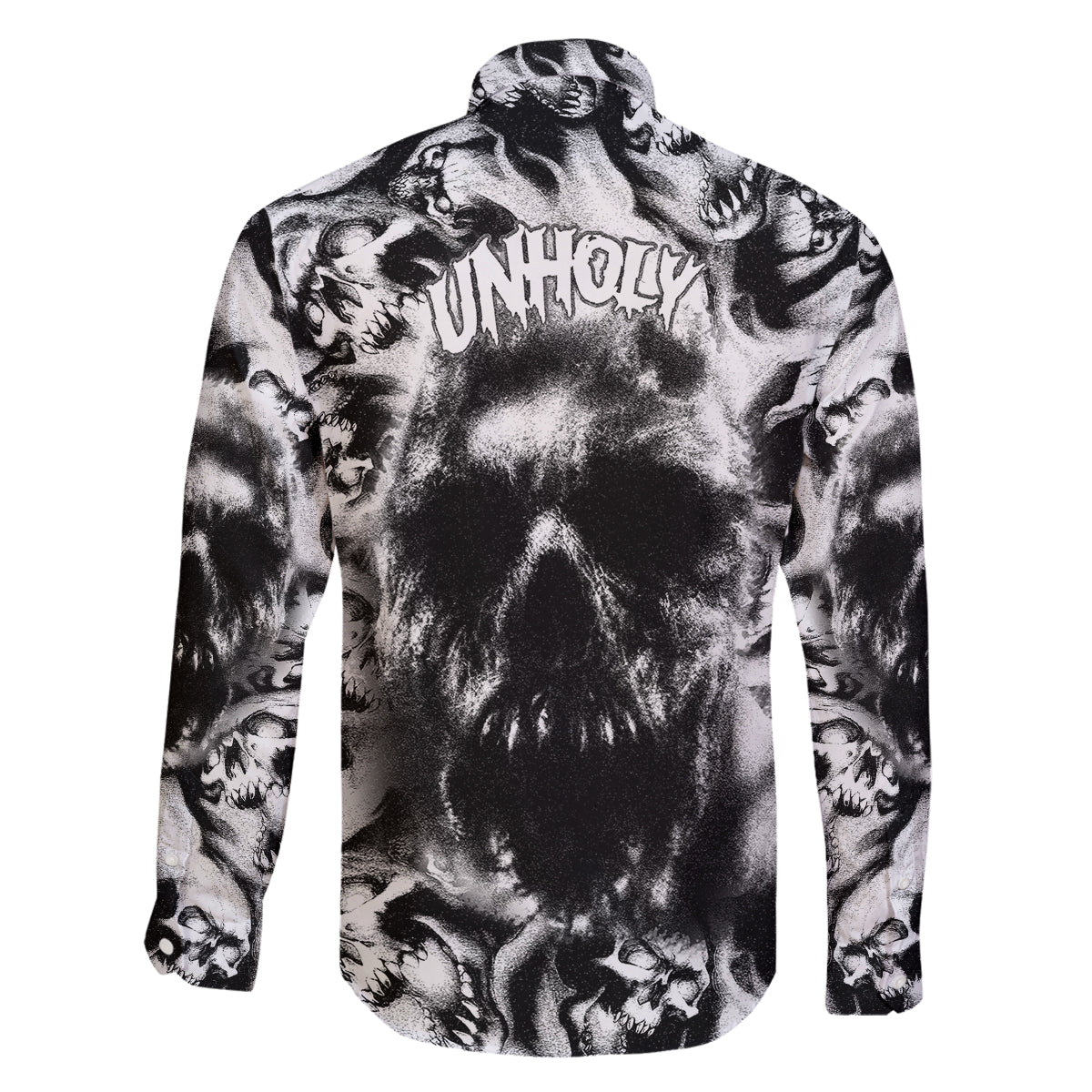 Skull Family Matching Puletasi Dress and Hawaiian Shirt Inequitable Spirit - Wonder Print Shop