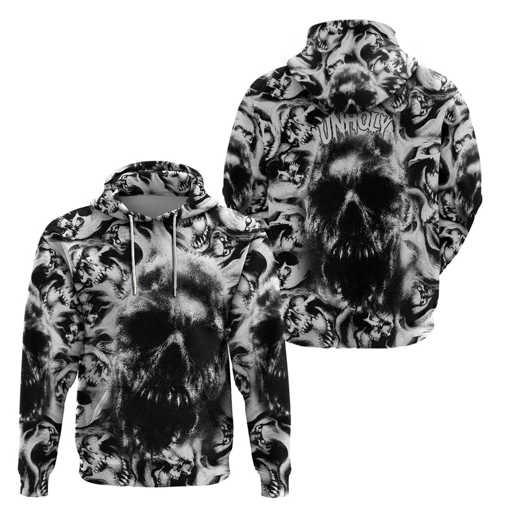 Skull Hoodie Inequitable Spirit - Wonder Print Shop