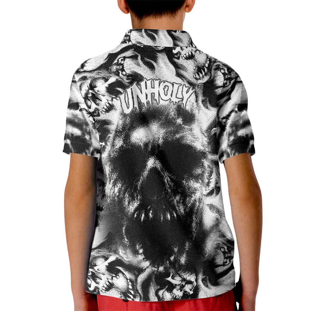 Skull Kid Polo Shirt Inequitable Spirit - Wonder Print Shop