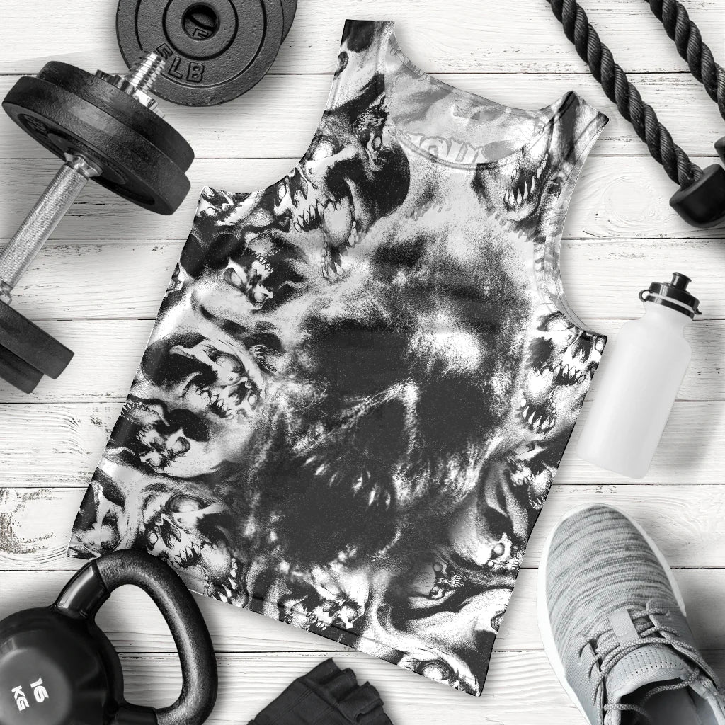 Skull Men Tank Top Inequitable Spirit - Wonder Print Shop