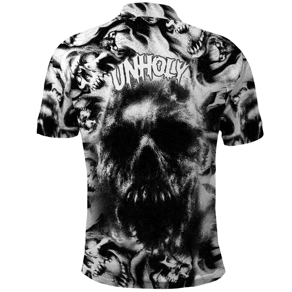 Skull Polo Shirt Inequitable Spirit - Wonder Print Shop