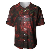 Skull Roses Baseball Jersey You Are Not Hard To Love - Wonder Print Shop