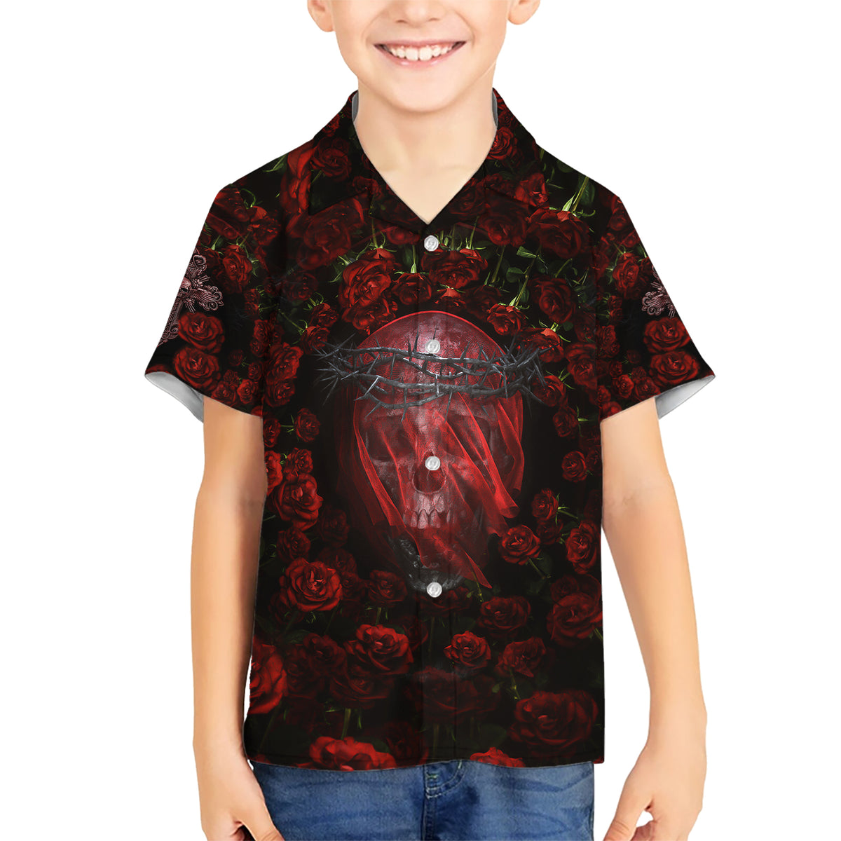 Skull Roses Hawaiian Shirt You Are Not Hard To Love - Wonder Print Shop