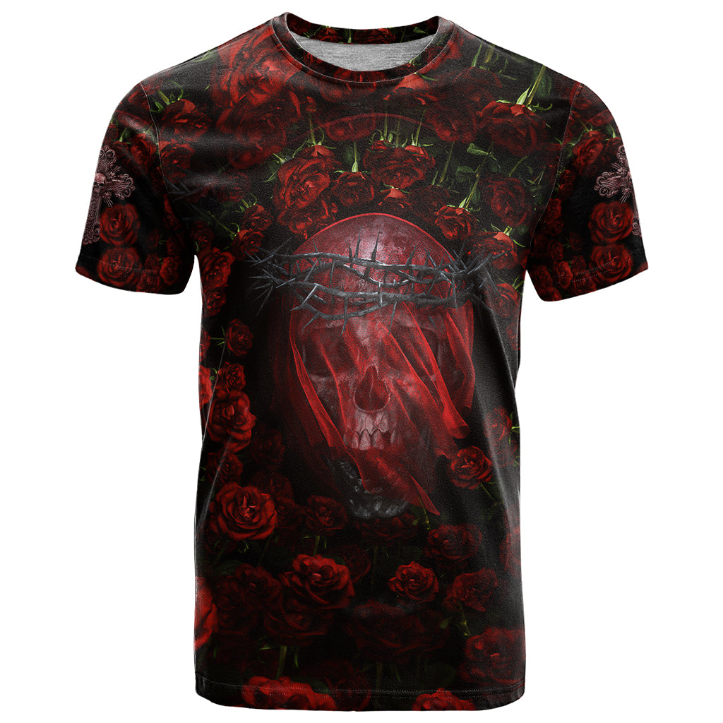 Skull Roses T Shirt You Are Not Hard To Love - Wonder Print Shop