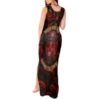 Skull Roses Tank Maxi Dress You Are Not Hard To Love - Wonder Print Shop