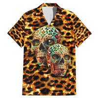 Leopard Skull Family Matching Mermaid Dress and Hawaiian Shirt Dead Inside - Wonder Print Shop