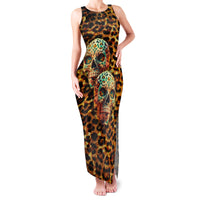 Leopard Skull Family Matching Tank Maxi Dress and Hawaiian Shirt Dead Inside - Wonder Print Shop