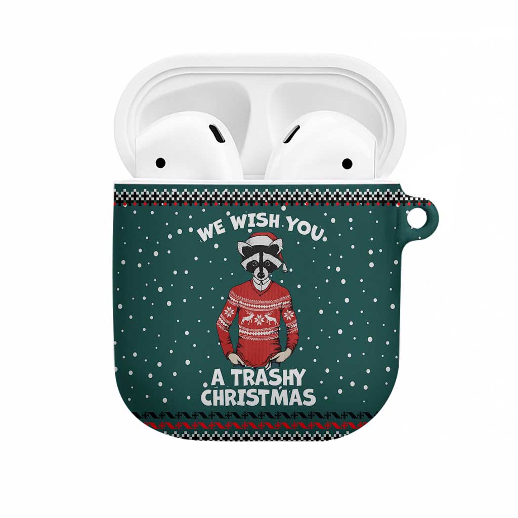A Trashy Christmas AirPods Case Xmas Holiday Patterns - Wonder Print Shop