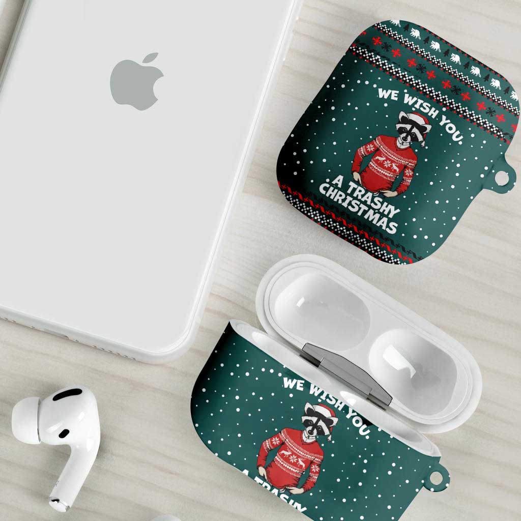 A Trashy Christmas AirPods Case Xmas Holiday Patterns - Wonder Print Shop