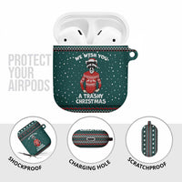A Trashy Christmas AirPods Case Xmas Holiday Patterns - Wonder Print Shop