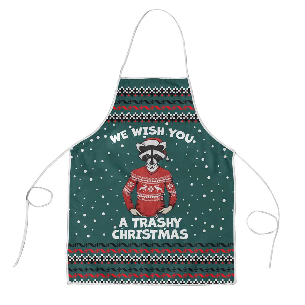 A Trashy Christmas Apron Xmas Holiday Patterns - Wonder Print Shop