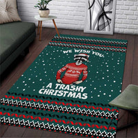 A Trashy Christmas Area Rug Xmas Holiday Patterns - Wonder Print Shop