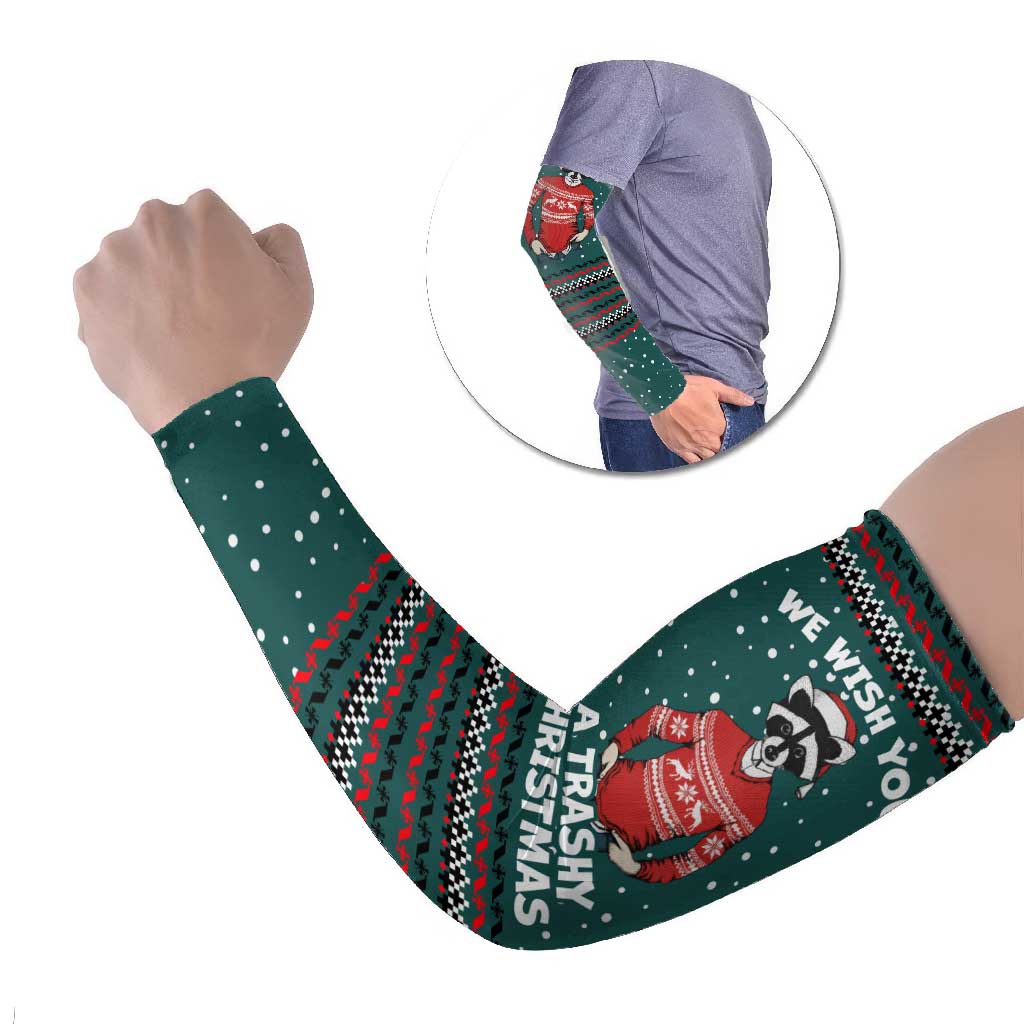 A Trashy Christmas Arm Sleeves Xmas Holiday Patterns - Wonder Print Shop