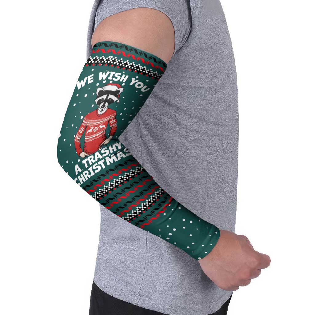A Trashy Christmas Arm Sleeves Xmas Holiday Patterns - Wonder Print Shop