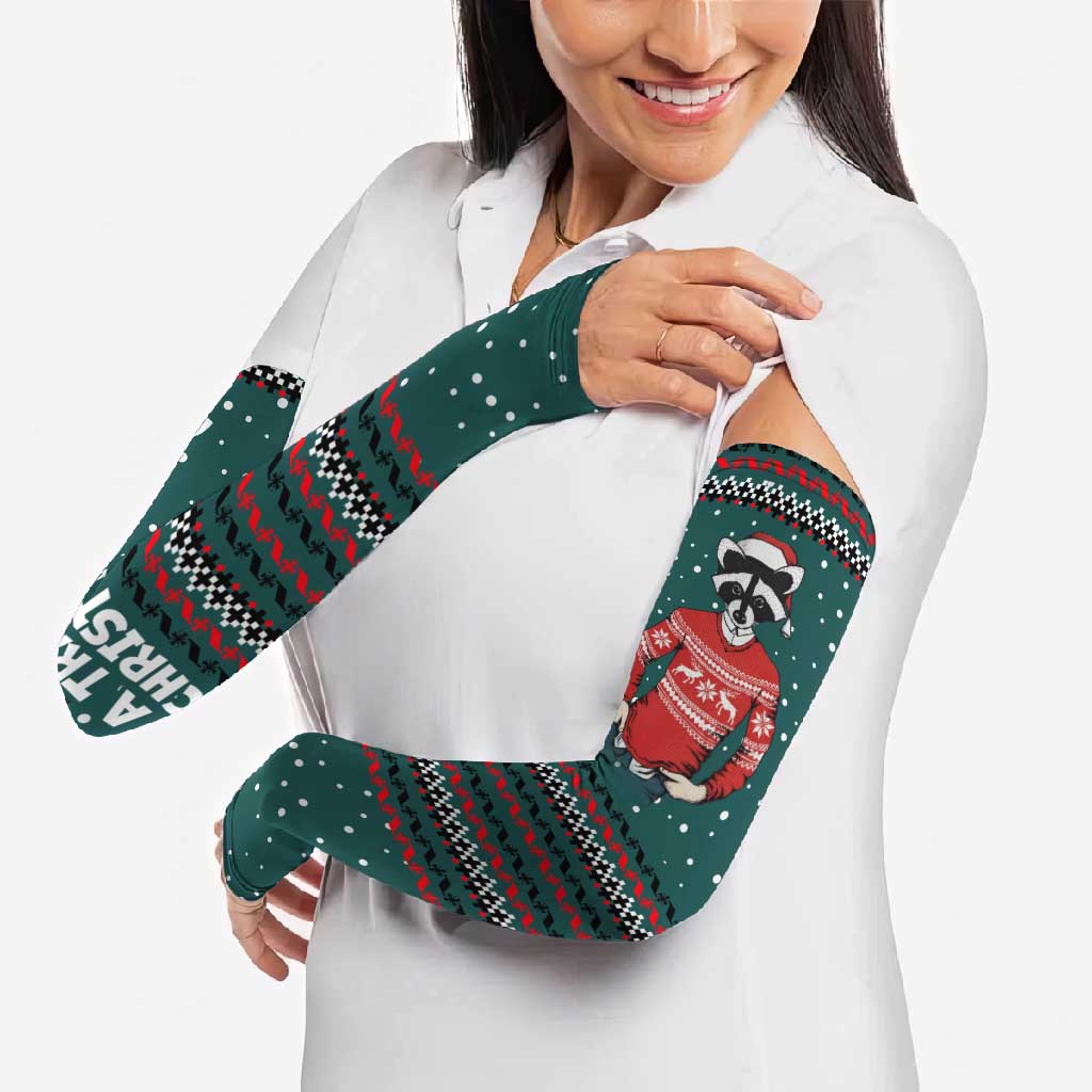 A Trashy Christmas Arm Sleeves Xmas Holiday Patterns - Wonder Print Shop