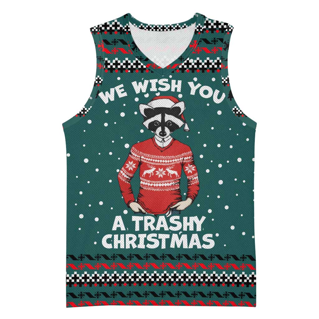 A Trashy Christmas Basketball Jersey Xmas Holiday Patterns - Wonder Print Shop