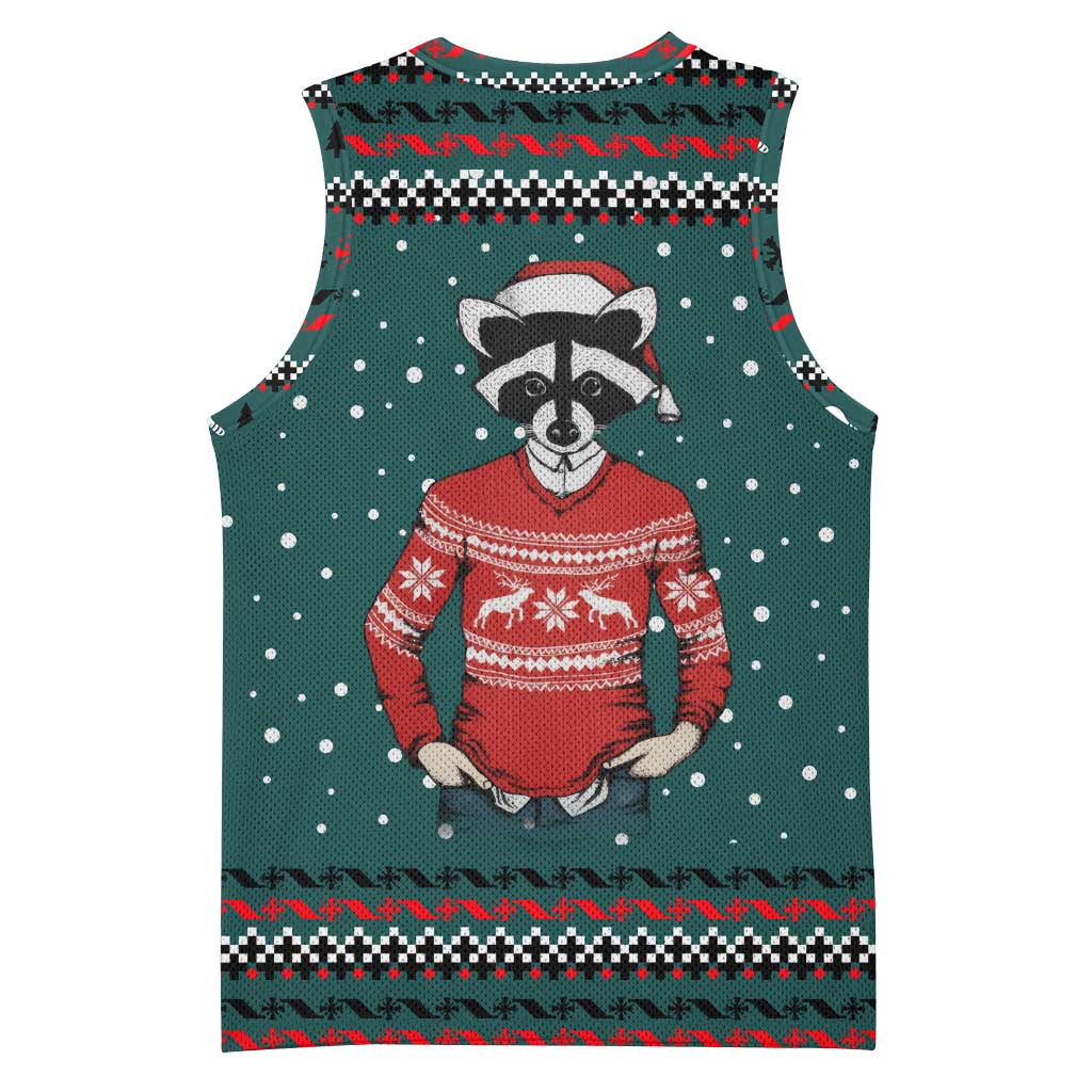 A Trashy Christmas Basketball Jersey Xmas Holiday Patterns - Wonder Print Shop
