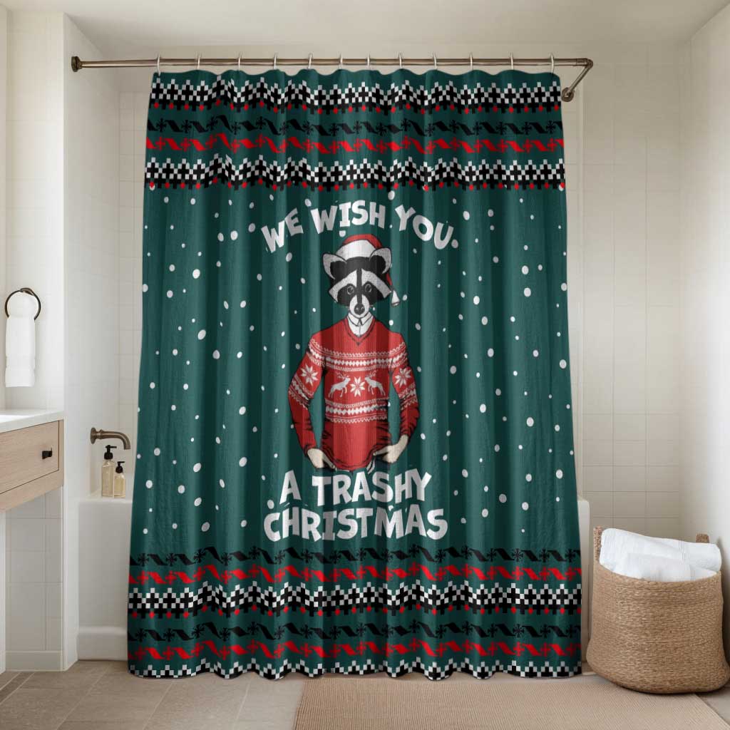 A Trashy Christmas Bathroom Set Xmas Holiday Patterns - Wonder Print Shop