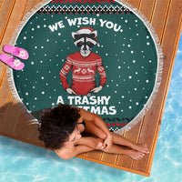 A Trashy Christmas Beach Blanket Xmas Holiday Patterns - Wonder Print Shop
