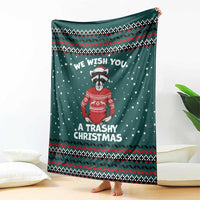 A Trashy Christmas Blanket Xmas Holiday Patterns - Wonder Print Shop