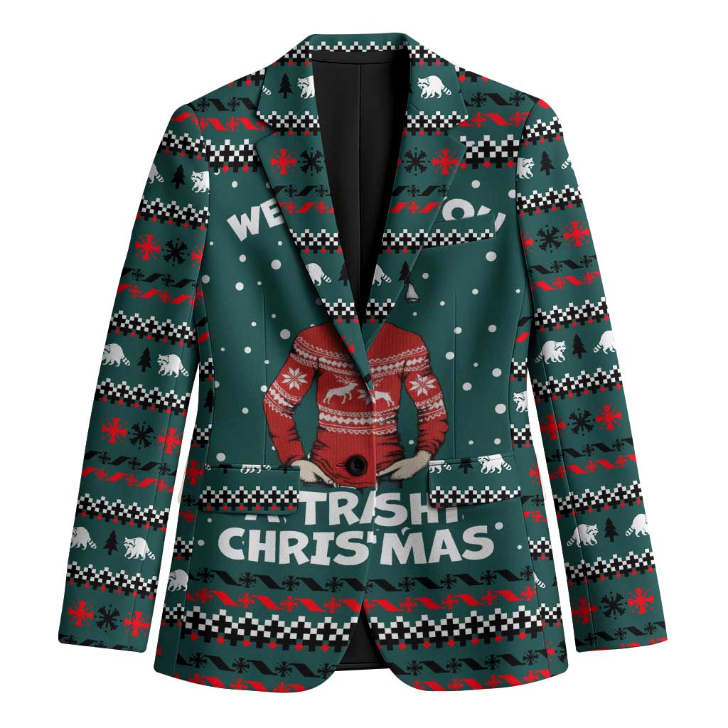 A Trashy Christmas Blazer Xmas Holiday Patterns - Wonder Print Shop