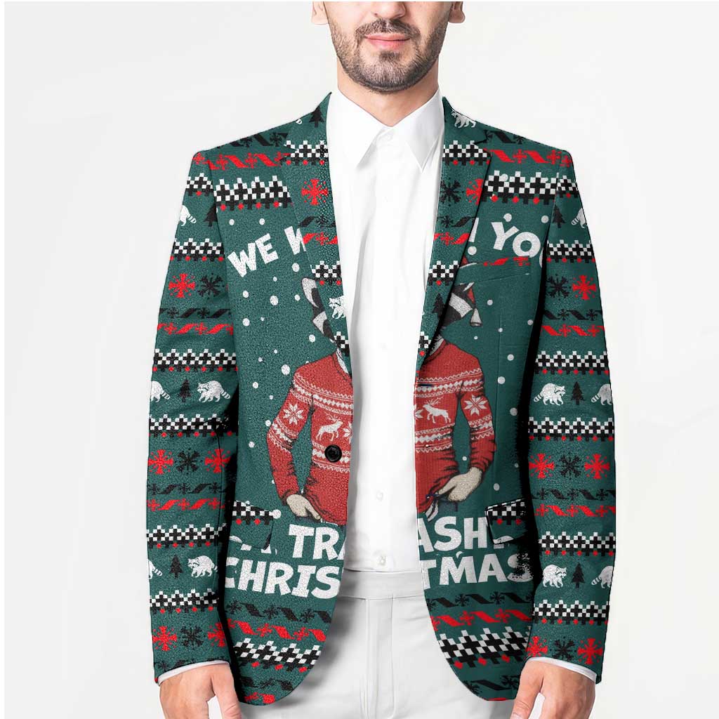 A Trashy Christmas Blazer Xmas Holiday Patterns - Wonder Print Shop