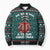 A Trashy Christmas Bomber Puffer Jacket Xmas Holiday Patterns - Wonder Print Shop